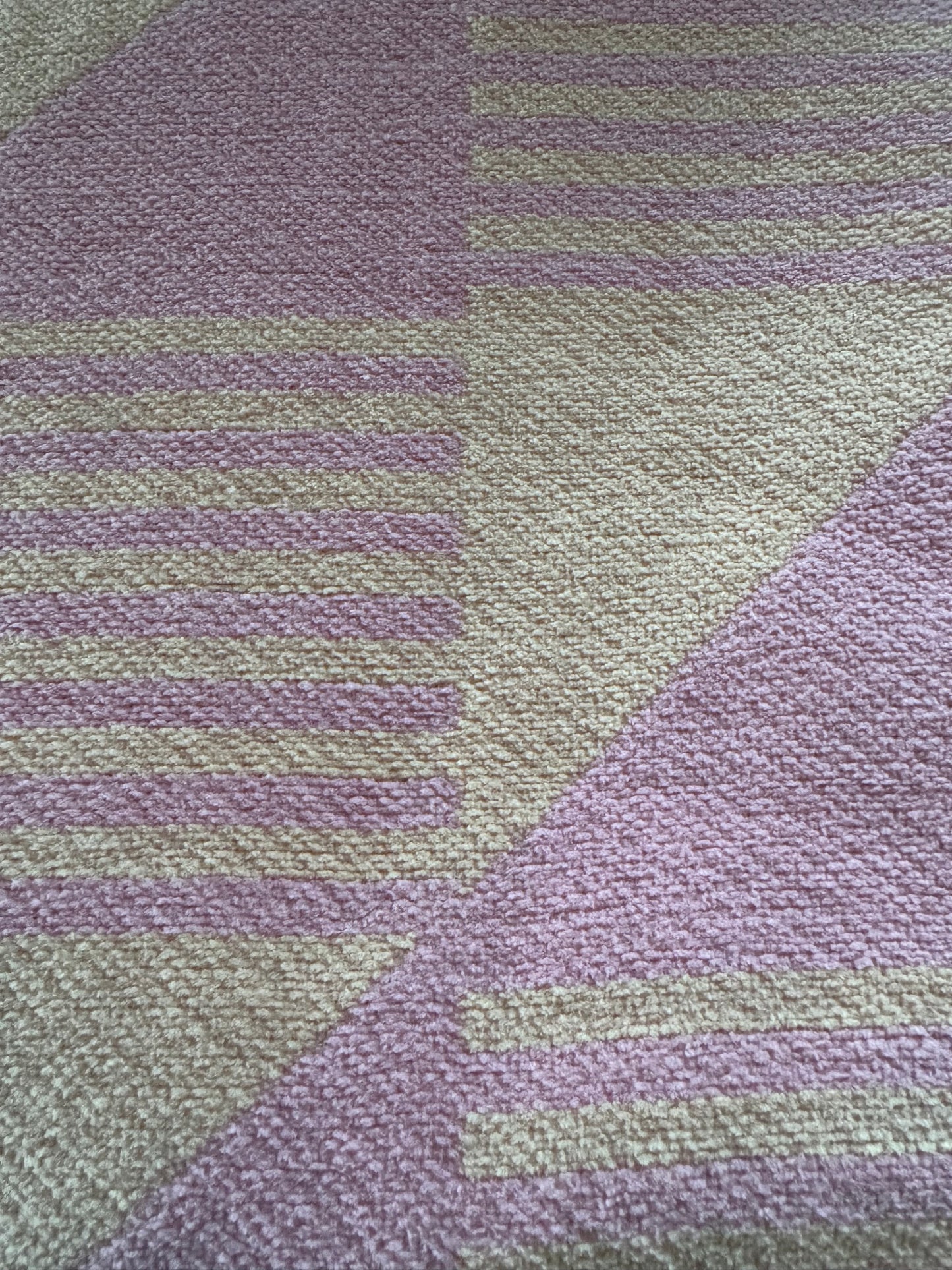 Throw Home Pink Peach Colorblock 50x60