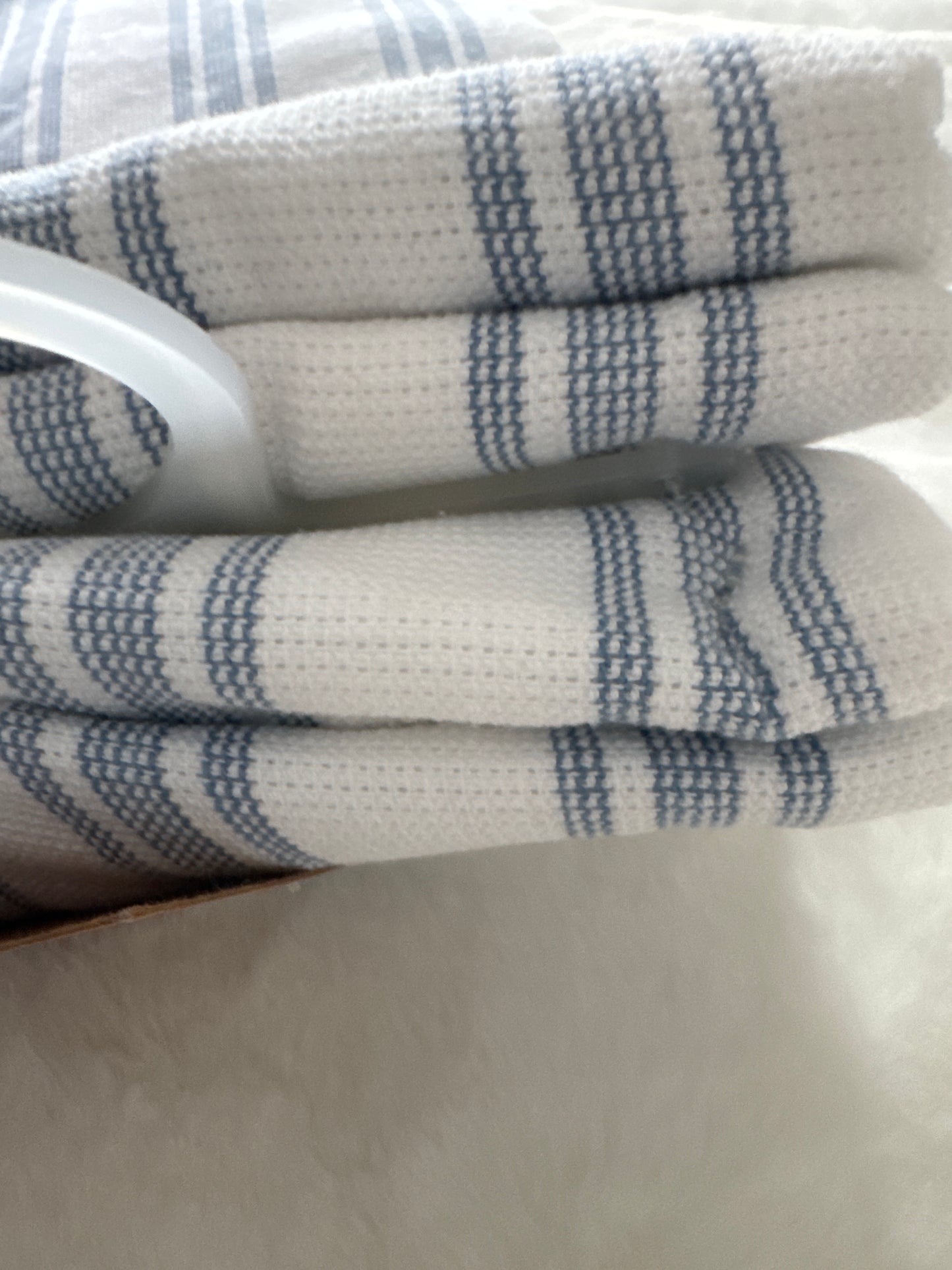 Set of 4 Kitchen Towels | 100% Cotton, Durable & Absorbent | 18" x 28"