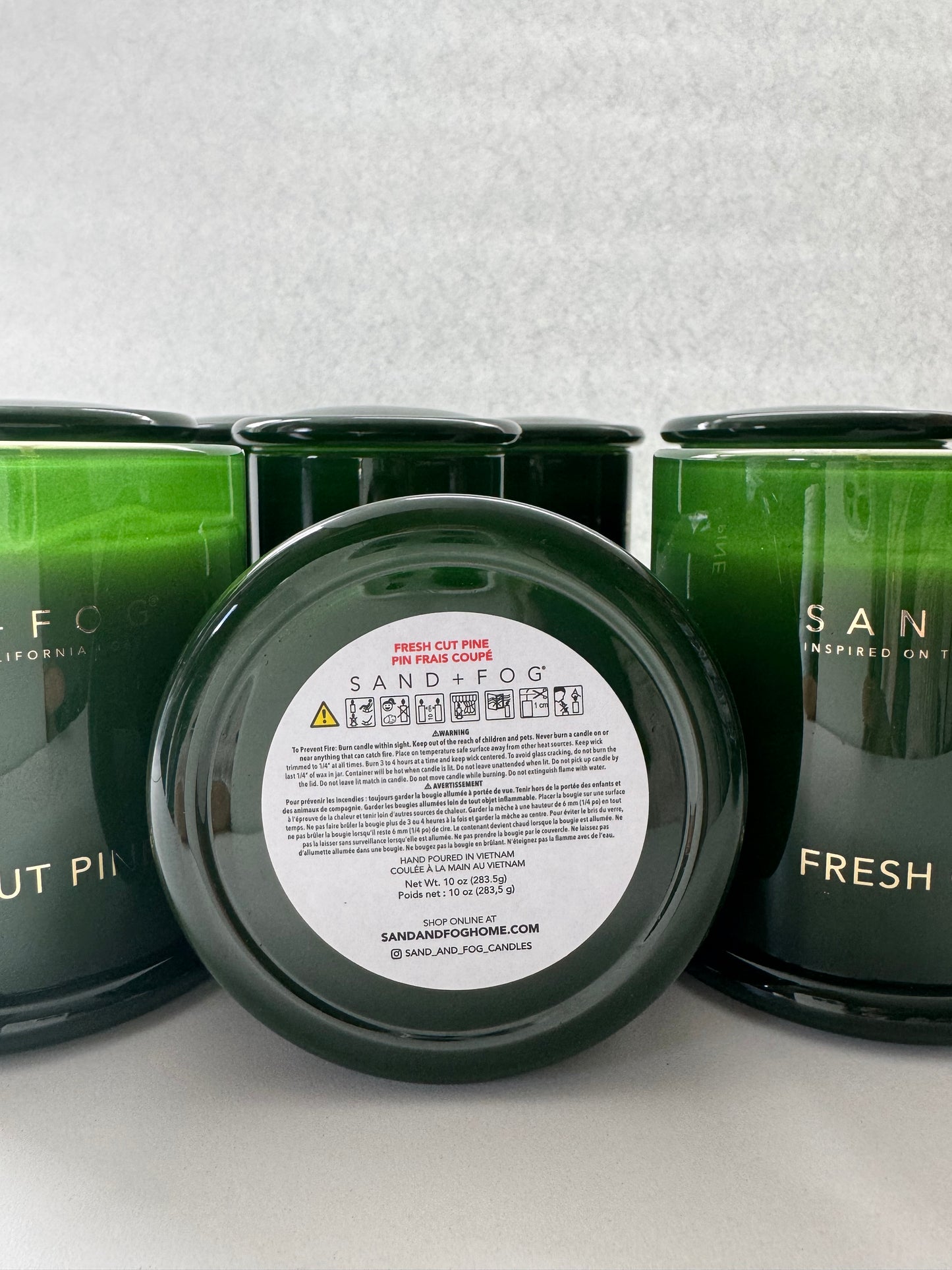 Fresh Cut Pine 10oz Candle – Hand Poured Milk Jar, 1-Wick, Holiday Scent