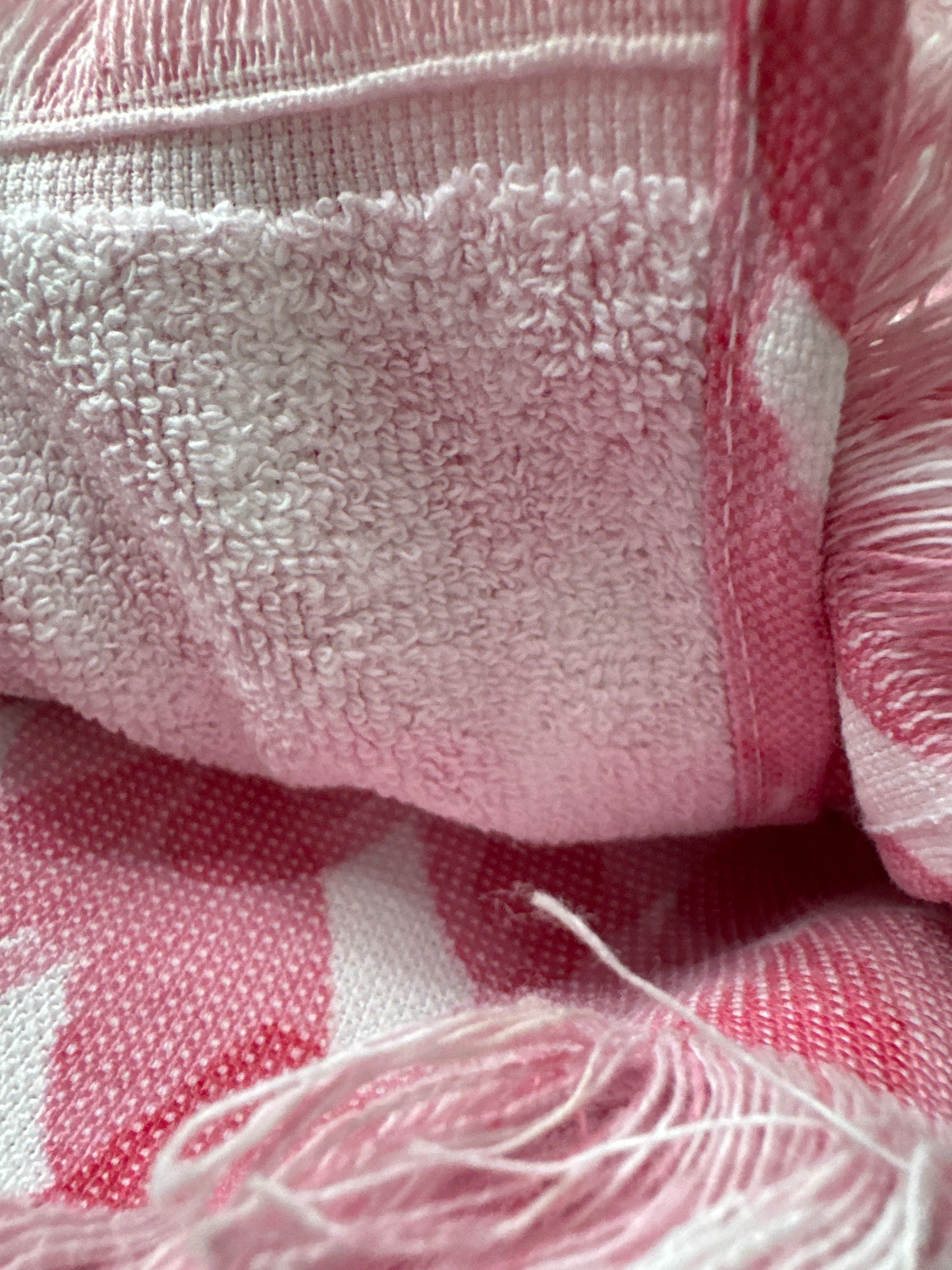 Set of 2 Oversized Turkish Cotton Kitchen Towels | Valentine's Day Collection, 20"x30"