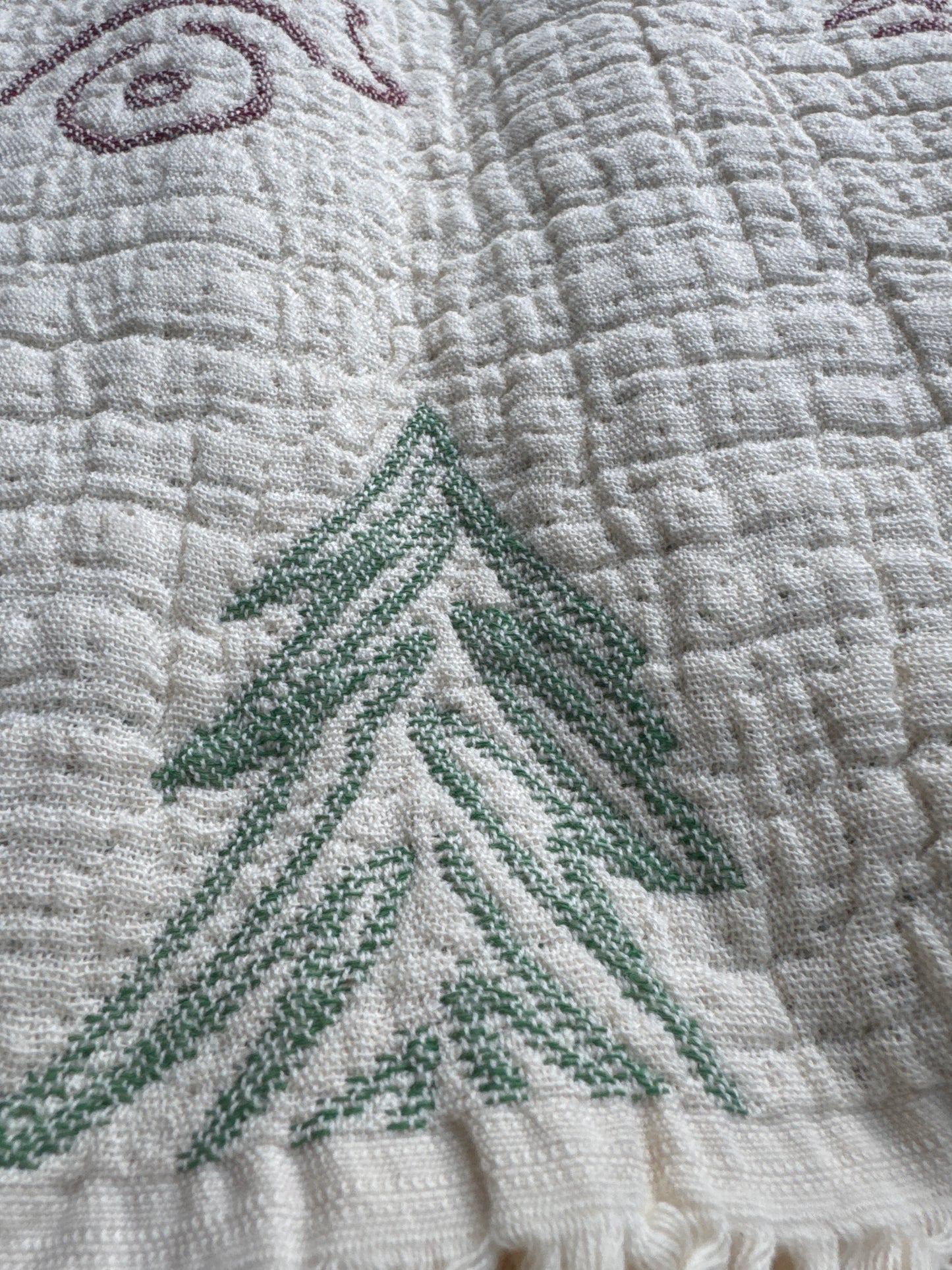 Throw Blanket Oversized Jacquard Weave Soft & Cozy with Fringe Trim | 50” x 70”