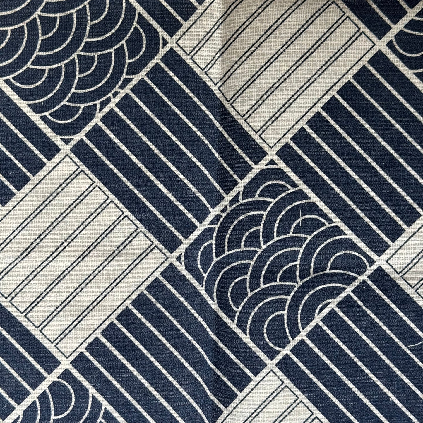 Napkins Japanese 16" x 16" 4 pcs Navy Blue/White