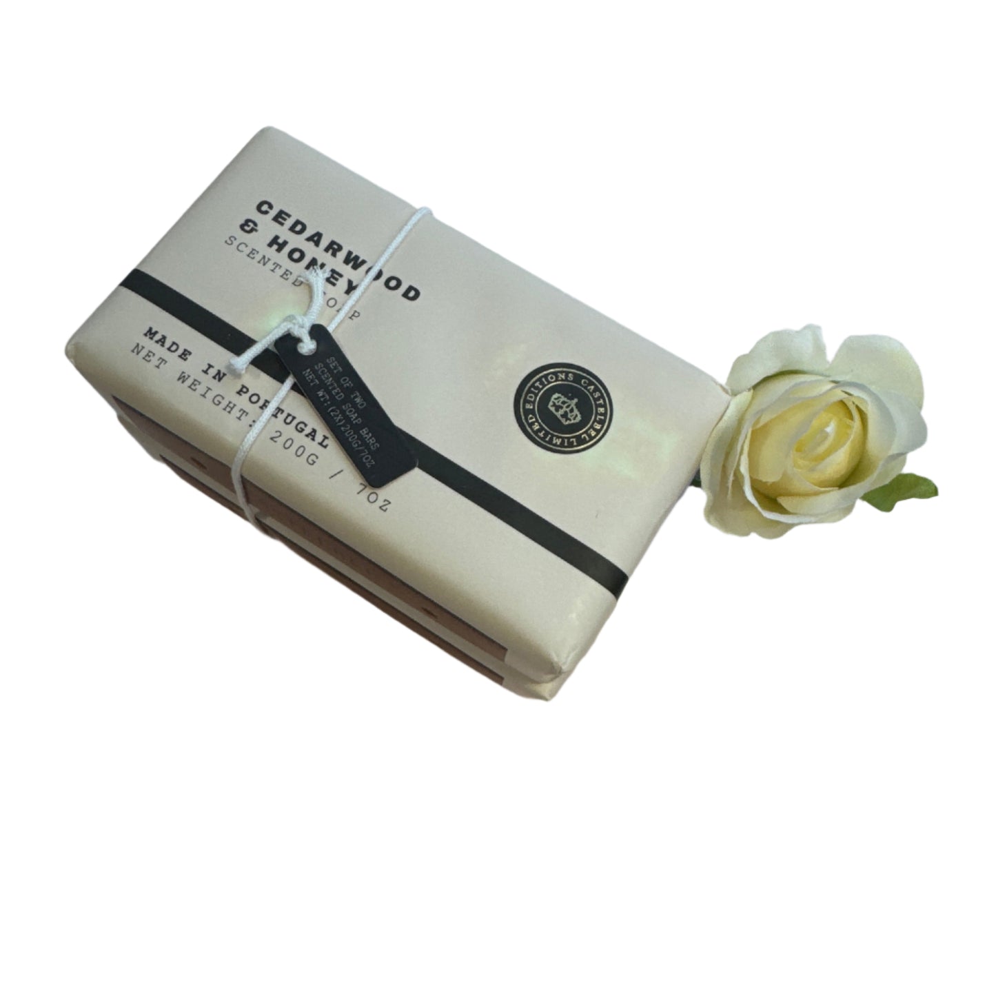 2pk Cedarwood and Honey Scented Soap Bars (7oz Each)