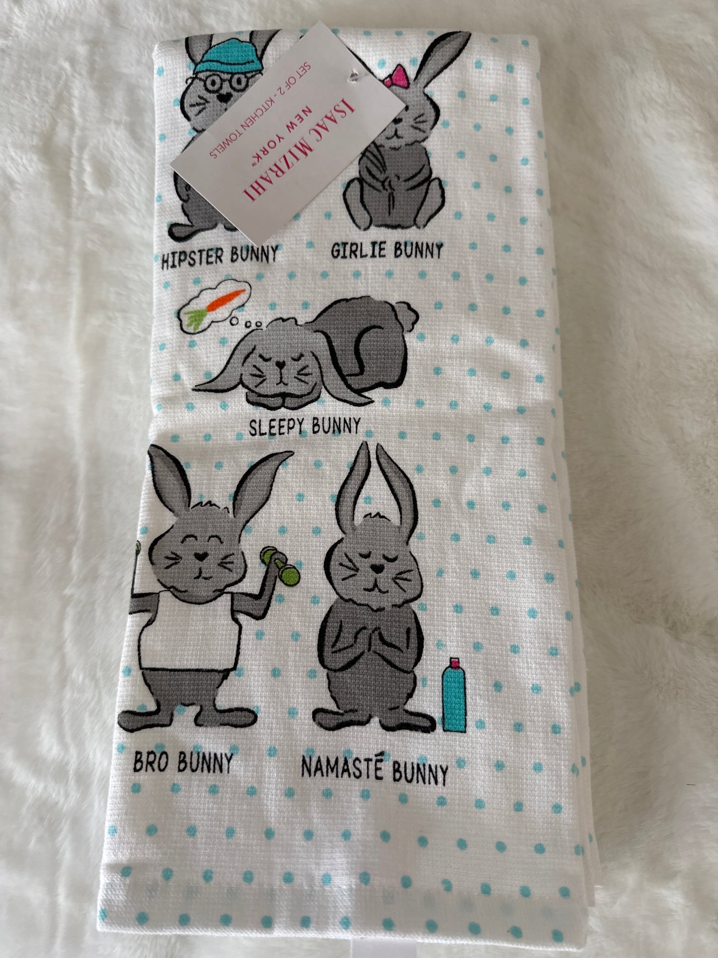 Set of 2 Cotton Kitchen Towels – Classic 18x28” Size, Everyday Use, Soft & Absorbent, Gift-Ready