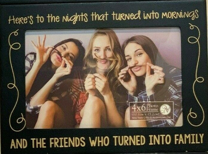 Set of 3 4 x 6 Photo Frames Here's To The Nights
