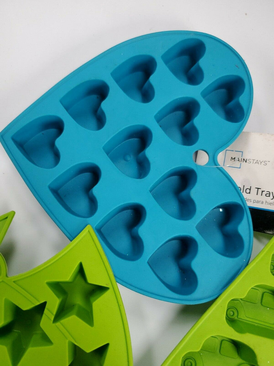 Silicone Mold Car Heart Star Shape candy Ice cube Trays Chocolate Treats lot (3)