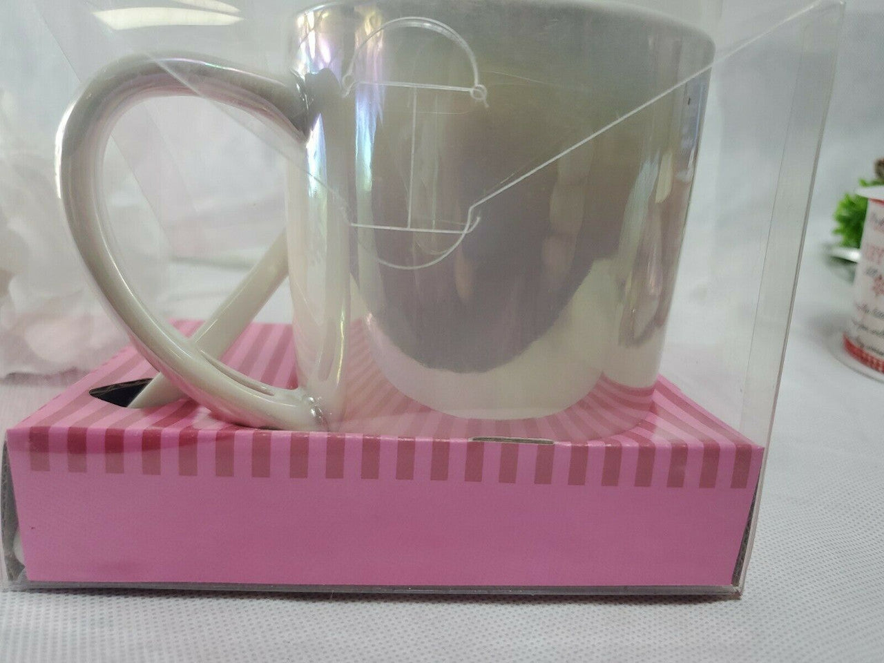 Love Ceramic Mug with Spoon Coffee Tea & Hot Chocolate 16oz Dishwasher safe