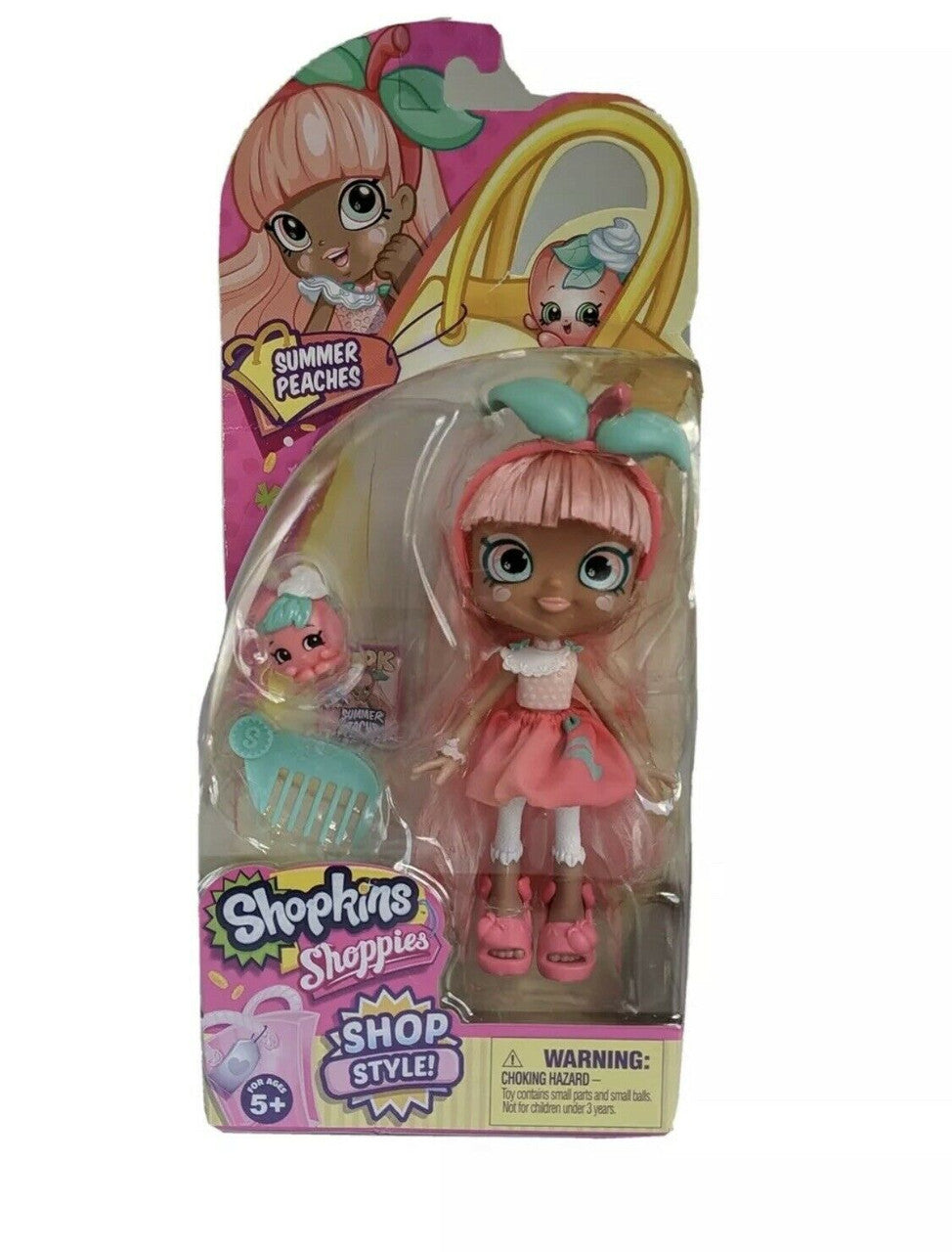 Shopkins Shoppies Shop Style Summer Peaches Her Shopkins BFF Sweetie Le Peach