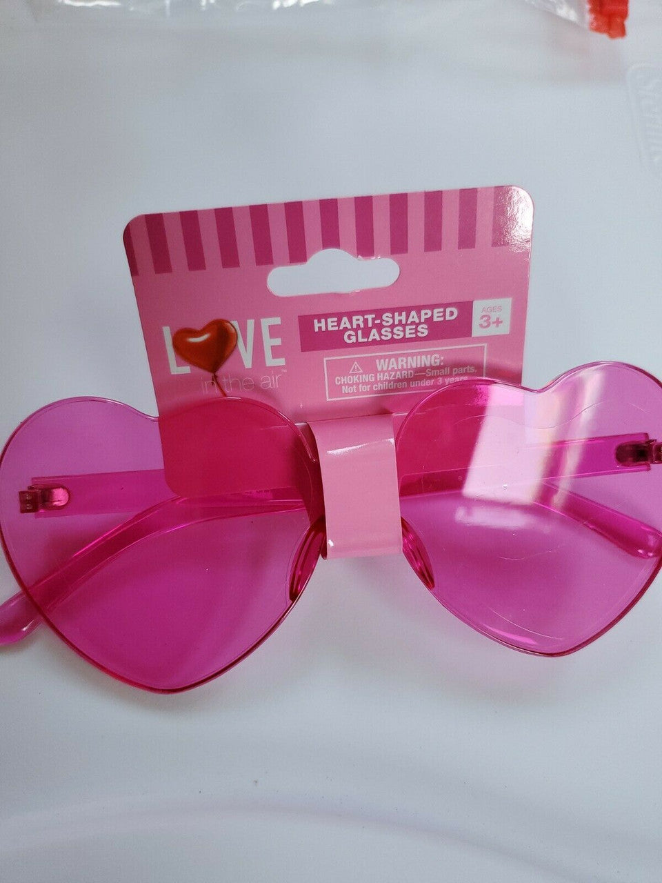 Heart Shape PINK  Novelty Glasses
