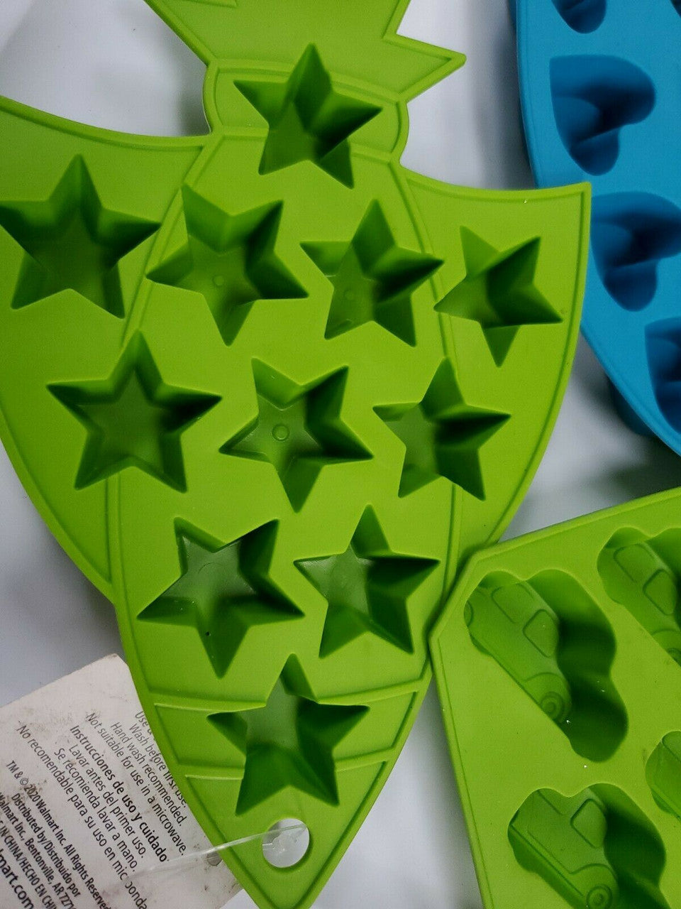 Silicone Mold Car Heart Star Shape candy Ice cube Trays Chocolate Treats lot (3)