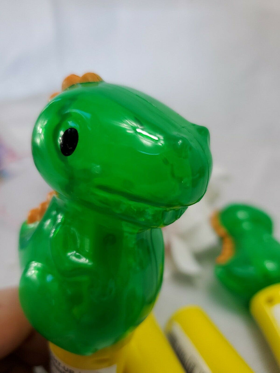 CoolLite Light Up Spinner Toy DINO Battery OP Hand Held 3+ Lot of 4