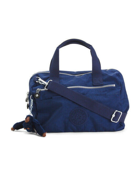 KIPLING Ahana Medium Convertible Nylon Satchel crossbody KI0816 ink blue