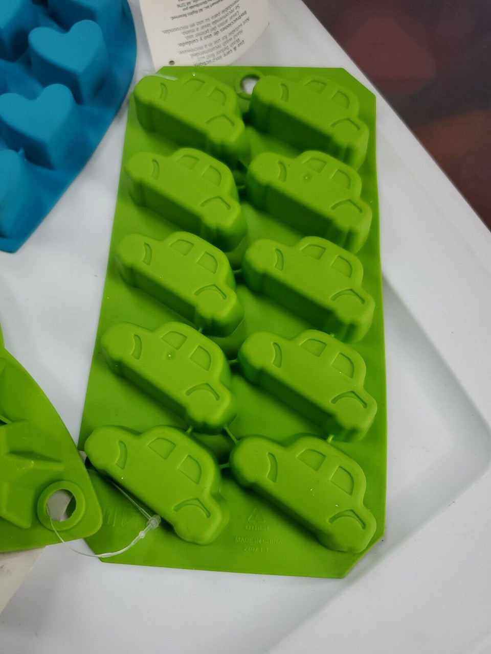 Silicone Mold Car Heart Star Shape candy Ice cube Trays Chocolate Treats lot (3)
