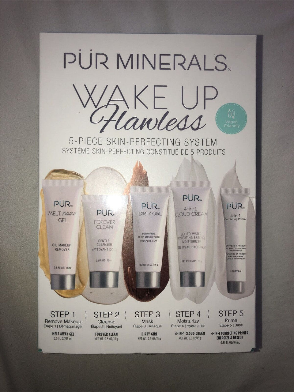 PUR Minerals Wake Up Flawless Skin 5-Piece Perfecting Skincare System
