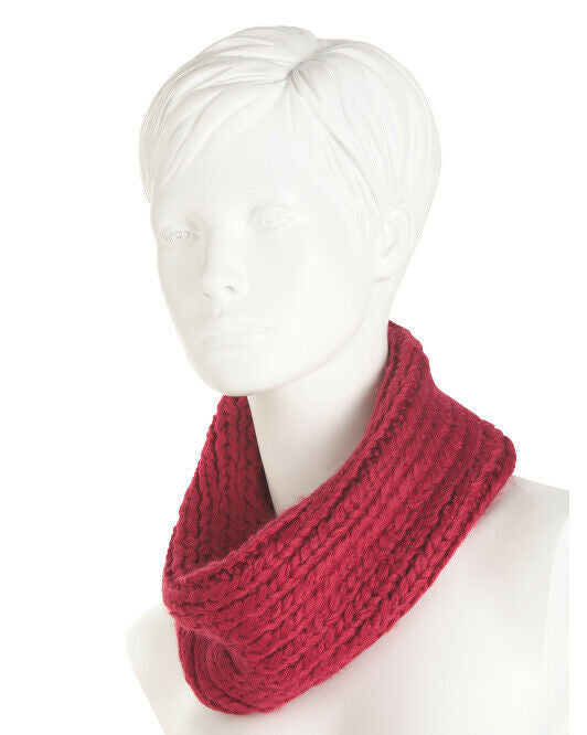 Chunky cable Knit Neck Gator GRAY COLOR SKEA one size