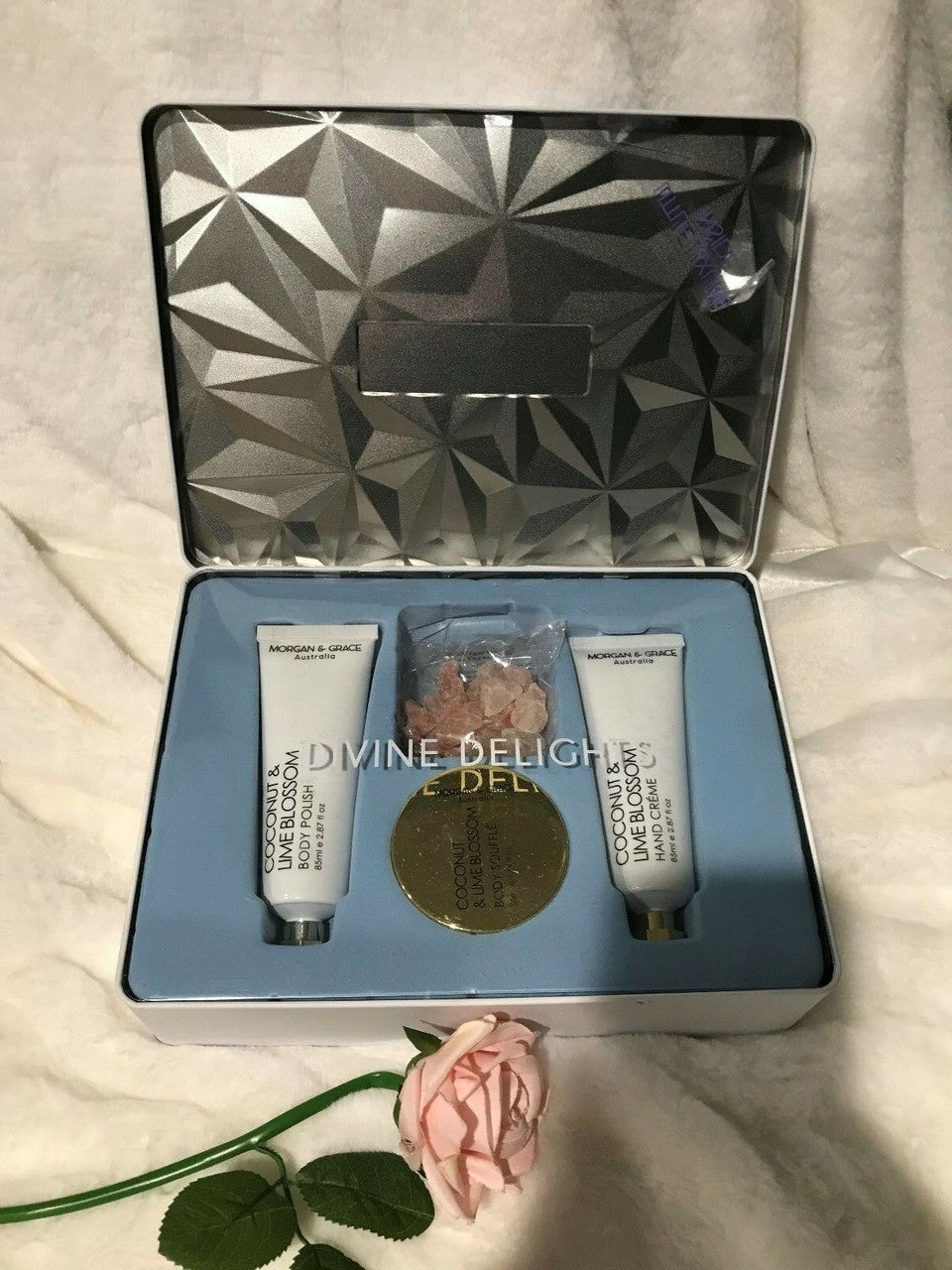 Himalayan Rock Salt Hand Cream Body Polish Body Souffle Morgan & Grace AUSTRALIA