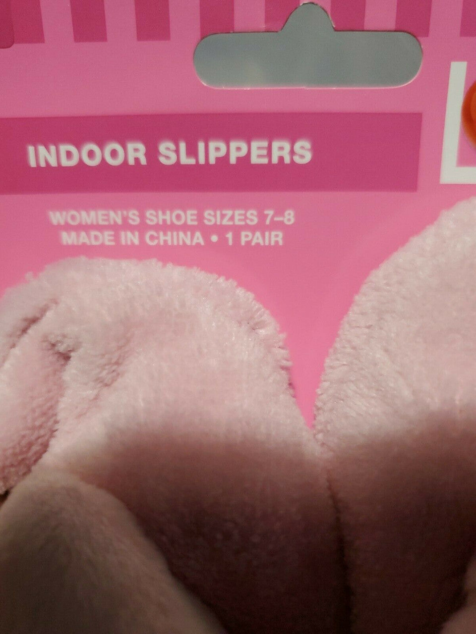 "Love in the Air" Soft pink Indoor Slippers Girl Women Shoe Size 7/8