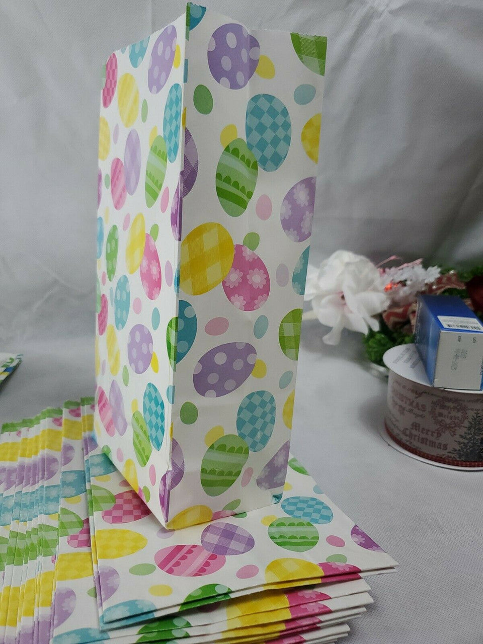MELLO SMELLO Easter Gift Paper Bags/Sacks Lunch Treats Goodies LOT OF 16 PC