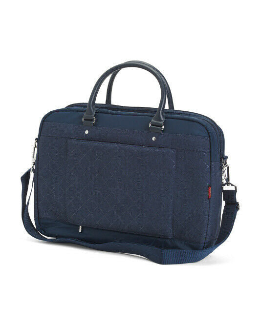 Hedgren Opal Business Bag eBags Nylon Dark Blue quilted front convertible