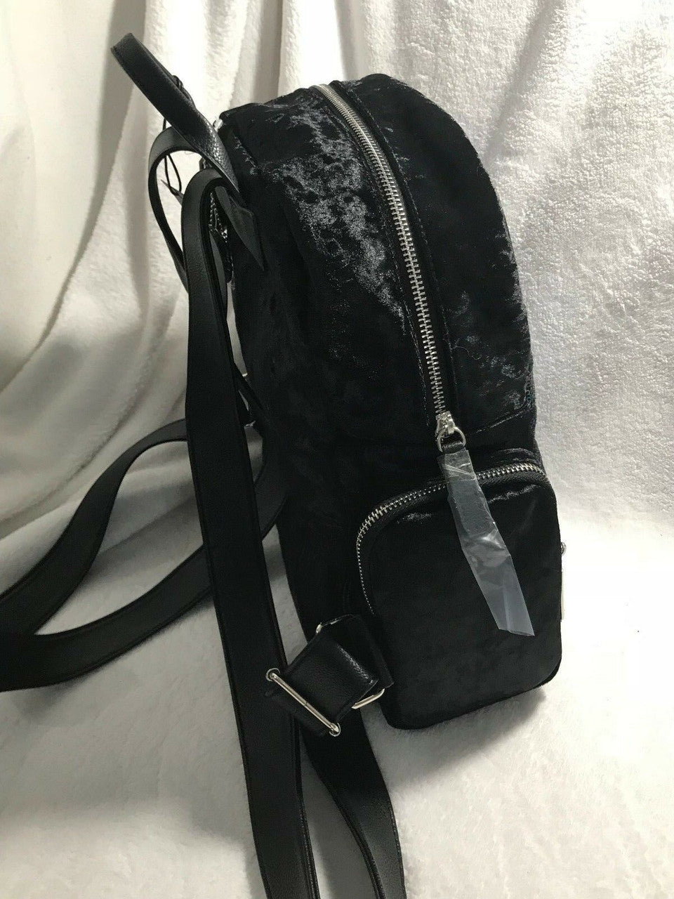 STEVE MADDEN Bfallon Backpack Black Velvet Sequin