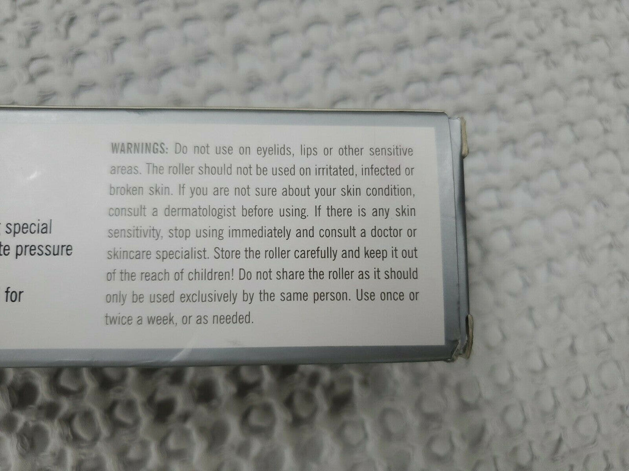 Valjean labs- Derma Roller Face Roller System 0.2 mm Microneedle Derma Roller