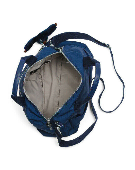 KIPLING Ahana Medium Convertible Nylon Satchel crossbody KI0816 ink blue
