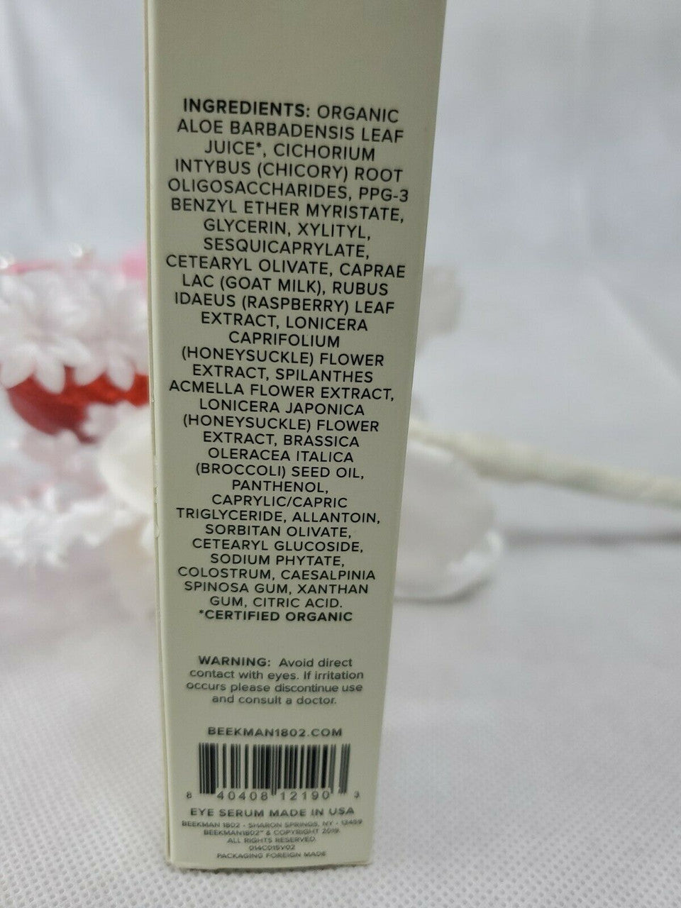 Beekman 1802 Goats Milk Light As Air Eye Serum 0.50 fl oz /  15 mL Illuminating