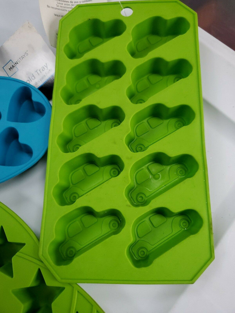 Silicone Mold Car Heart Star Shape candy Ice cube Trays Chocolate Treats lot (3)