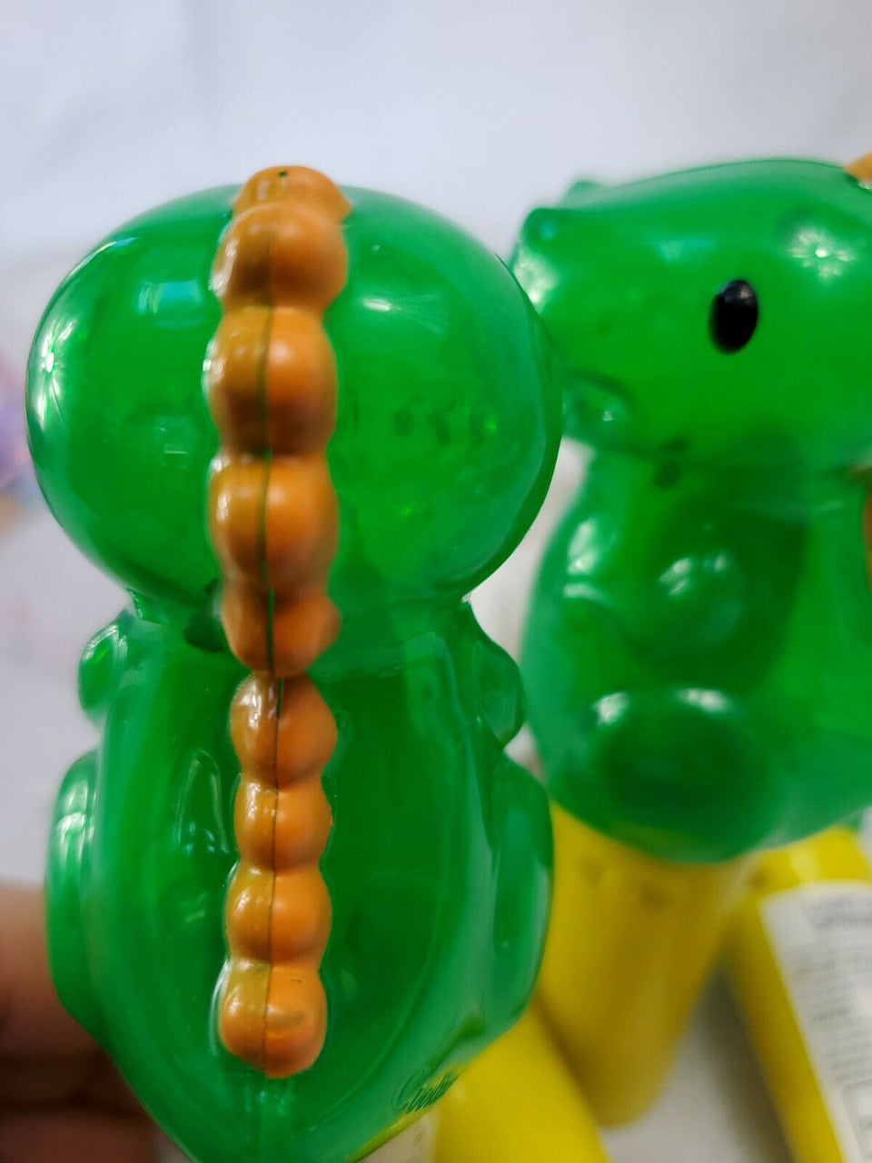CoolLite Light Up Spinner Toy DINO Battery OP Hand Held 3+ Lot of 4