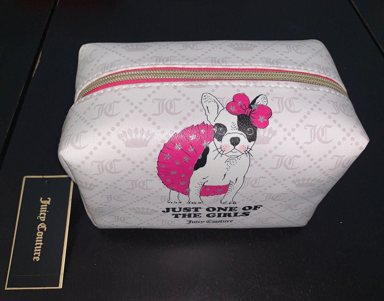 Juicy couture “Just One Of The Girls” Cosmetic Loaf White