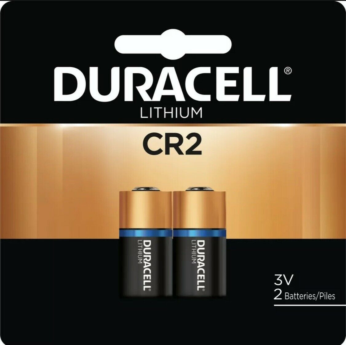 DCR2-2 Duracell CR2 Lithium 2pk DLCR2B2PK