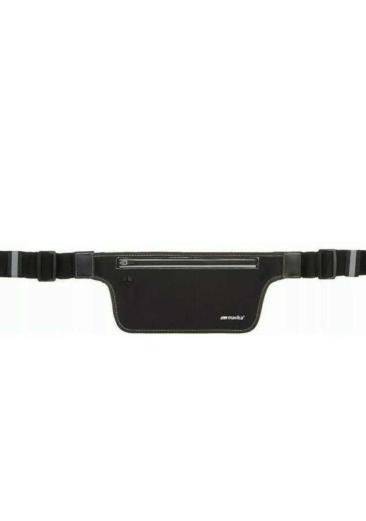 Marika Slim Waist Pack One Size Black / grey travel organize