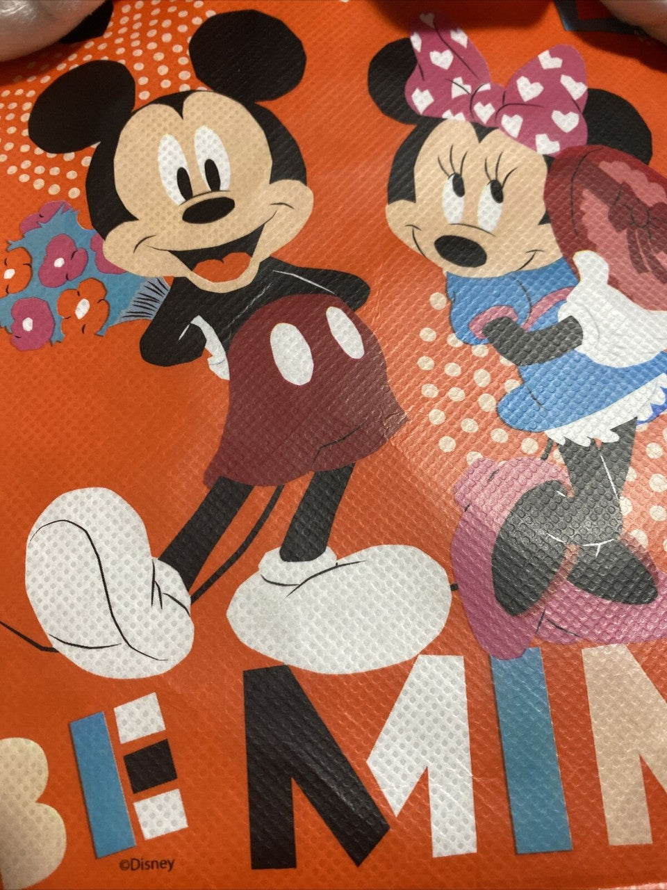 Disney Mickey Mouse Be Mine Gift Set Plush toy Bag Suckers Heart