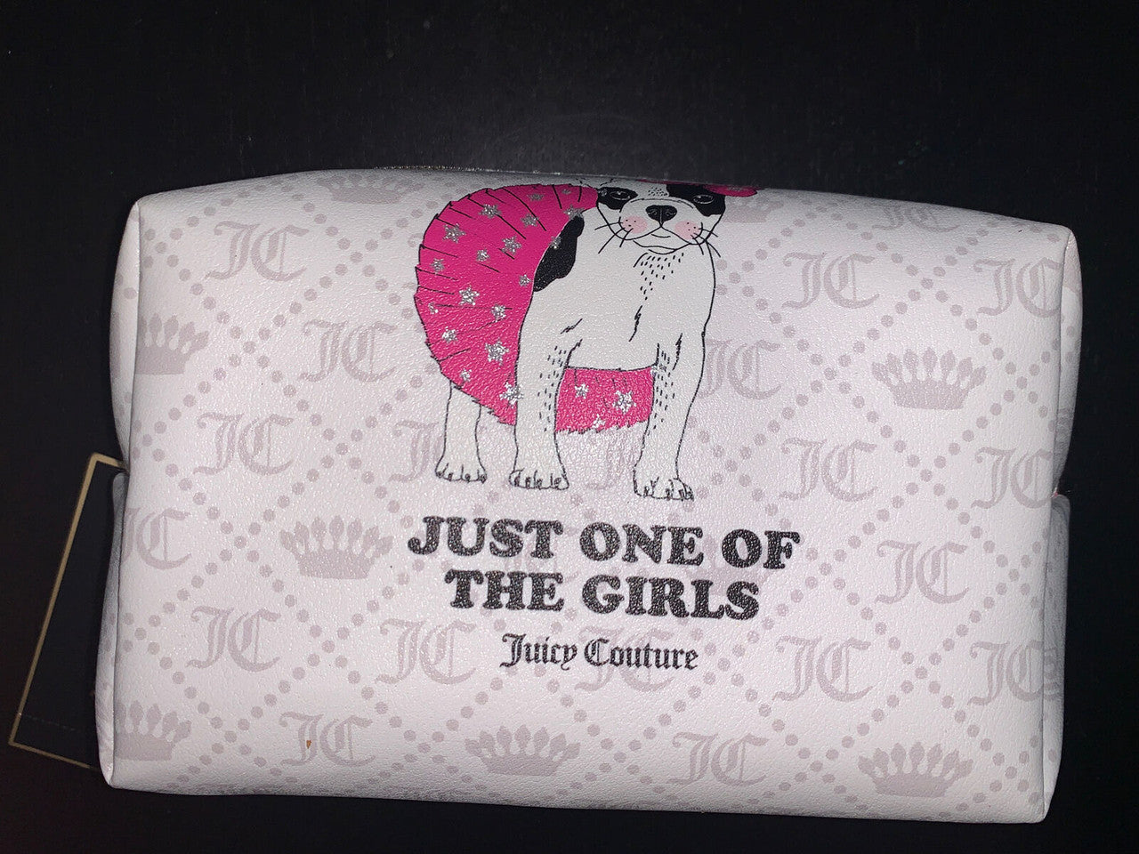 Juicy couture “Just One Of The Girls” Cosmetic Loaf White