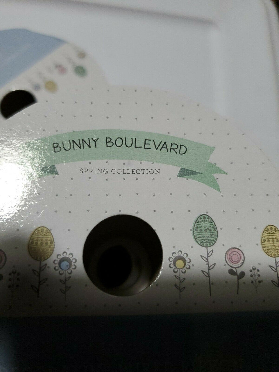 Bunny Boulevard Spring Collection Wire Ribbon Pink lot of 5  2.5" X 10yards