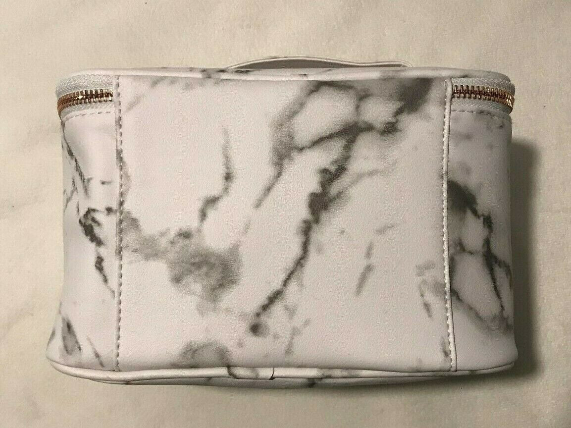 IMO Cosmetic Case Marble Makeup Travel Beauty Imoshionusa Handle