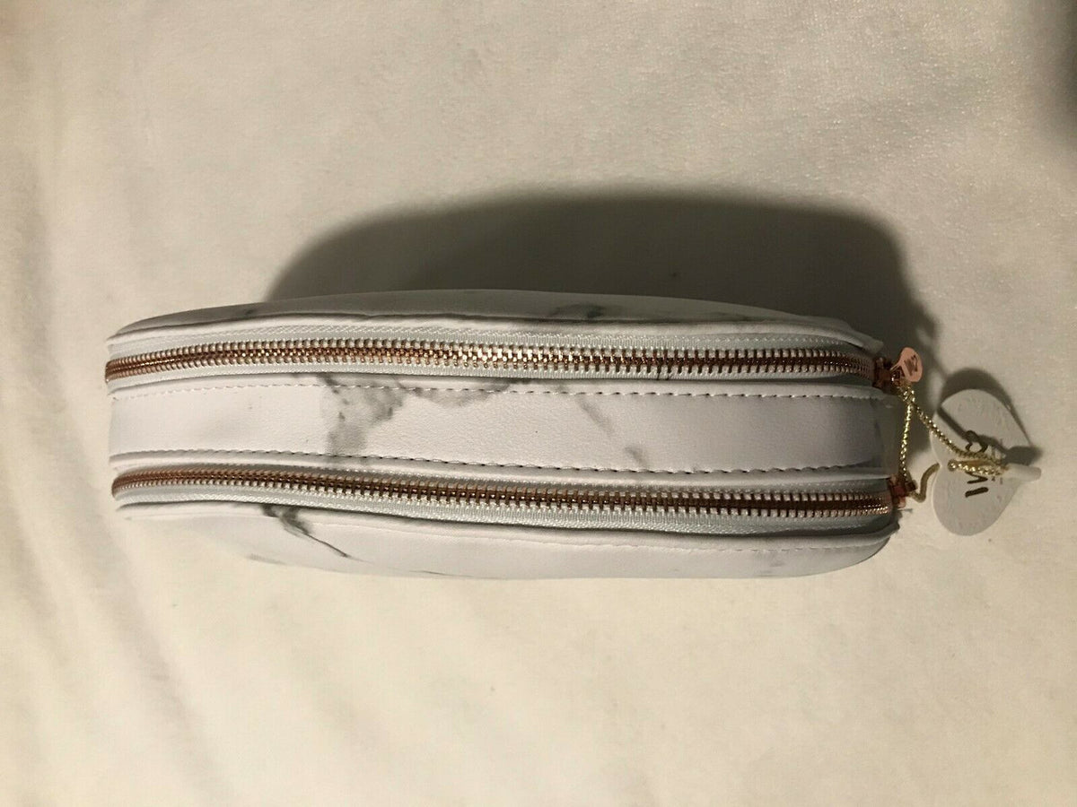 ImoShion Accessories Marble Cosmetic/Pencil Case Double Zipper