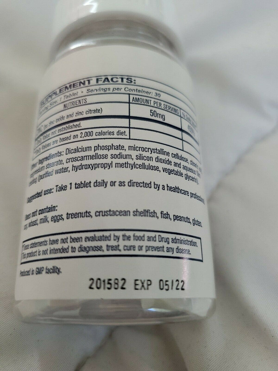 VitaGlobe Zinc  50 Mg 30 Tablets