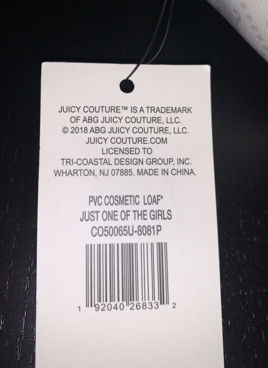 Juicy couture “Just One Of The Girls” Cosmetic Loaf White