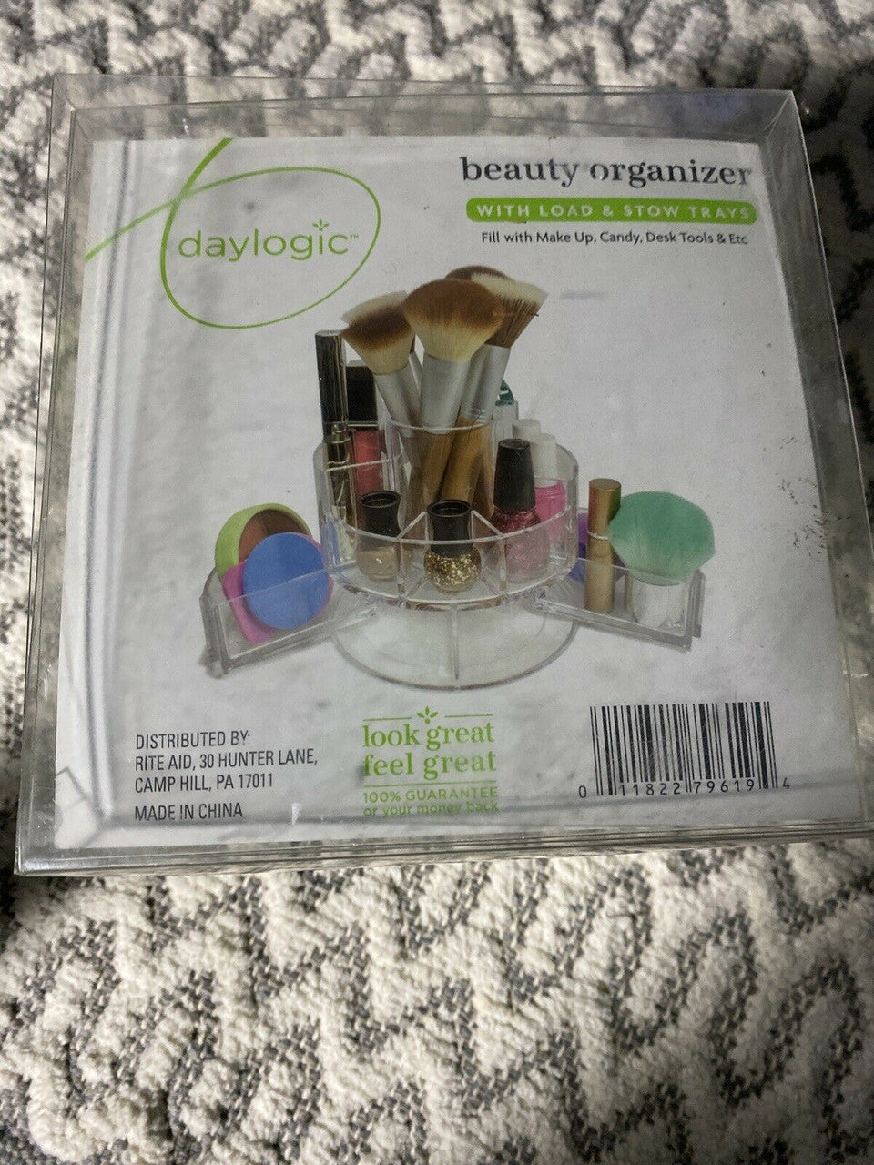 Daylogic Beauty Organizer, Expandable, Clear, 1 Count