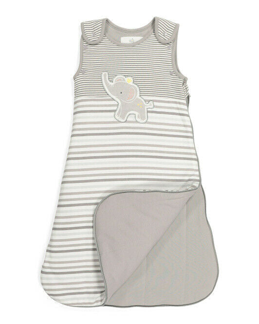 Sleep Sack Elephant DYLAN & ABBY Baby Gender Neutral 0 - 6 m 6-18mDetachable sleeves