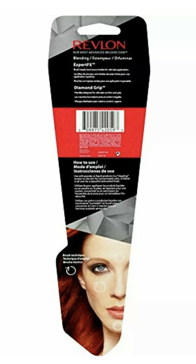 Revlon Blending Brush, Duo Fiber Makeup Brush for Liquid Cream and Powder