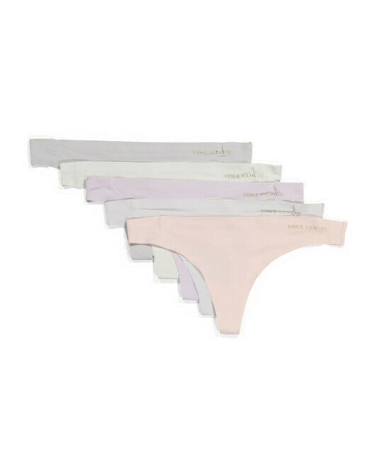 VINCE CAMUTO 5pk Micro Bonded Laser Logo Thongs Size M