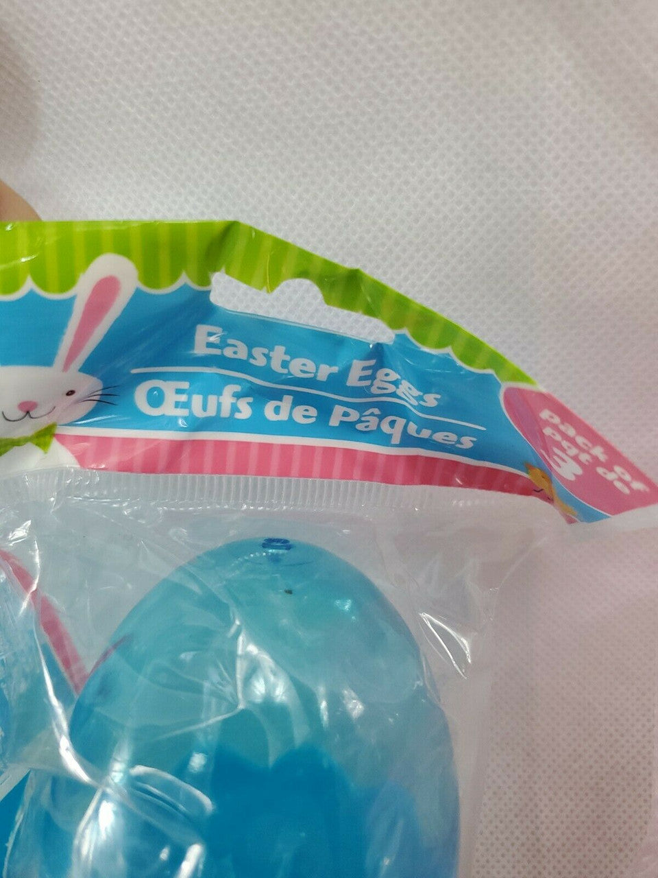 Easter Plastic Eggs Mix Fillable Easter Fun Eggs! Bunny Lot Of 4 packages
