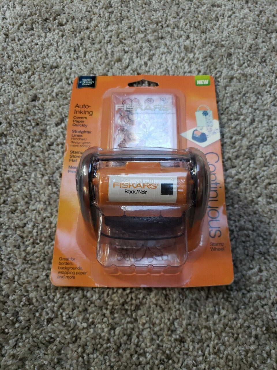 Fiskars Continuous Stamp Wheel Auto Inking