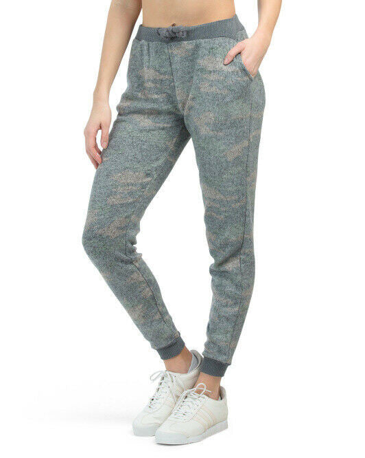 VINTAGE HAVANA Juniors Printed Cozy Camo Jogger