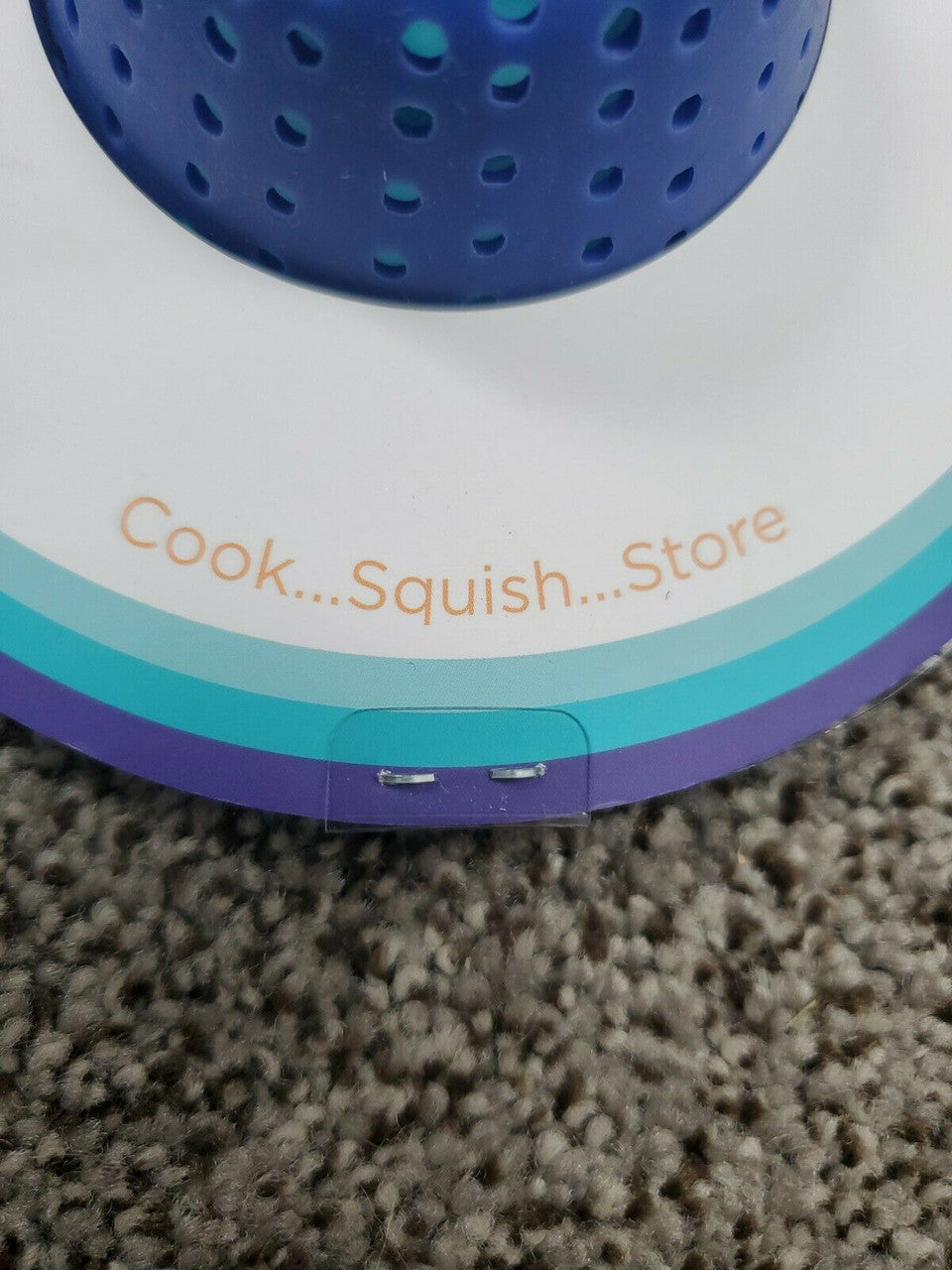ROBINSON HOME PRODUCTS Blue Squish Sink Strainer&Stopper, Blue 41035