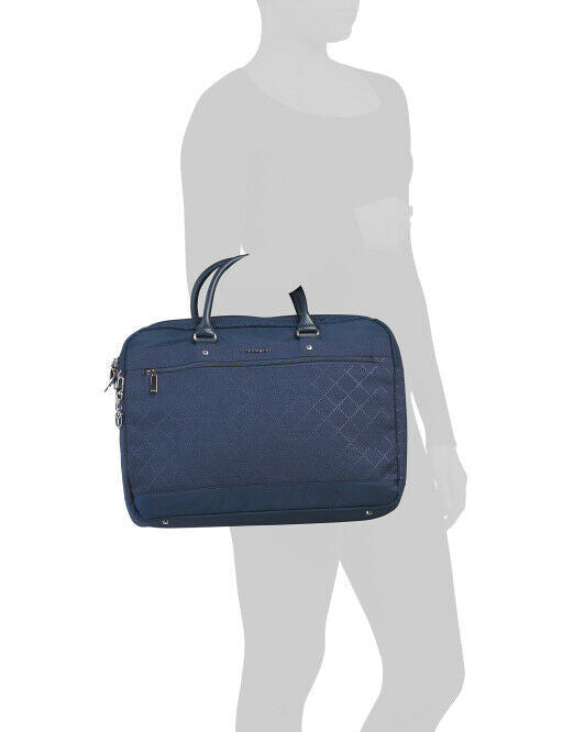 Hedgren Opal Business Bag eBags Nylon Dark Blue quilted front convertible