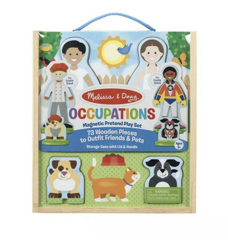 Melissa Doug 9309 Occupations Magnetic Pretend Play