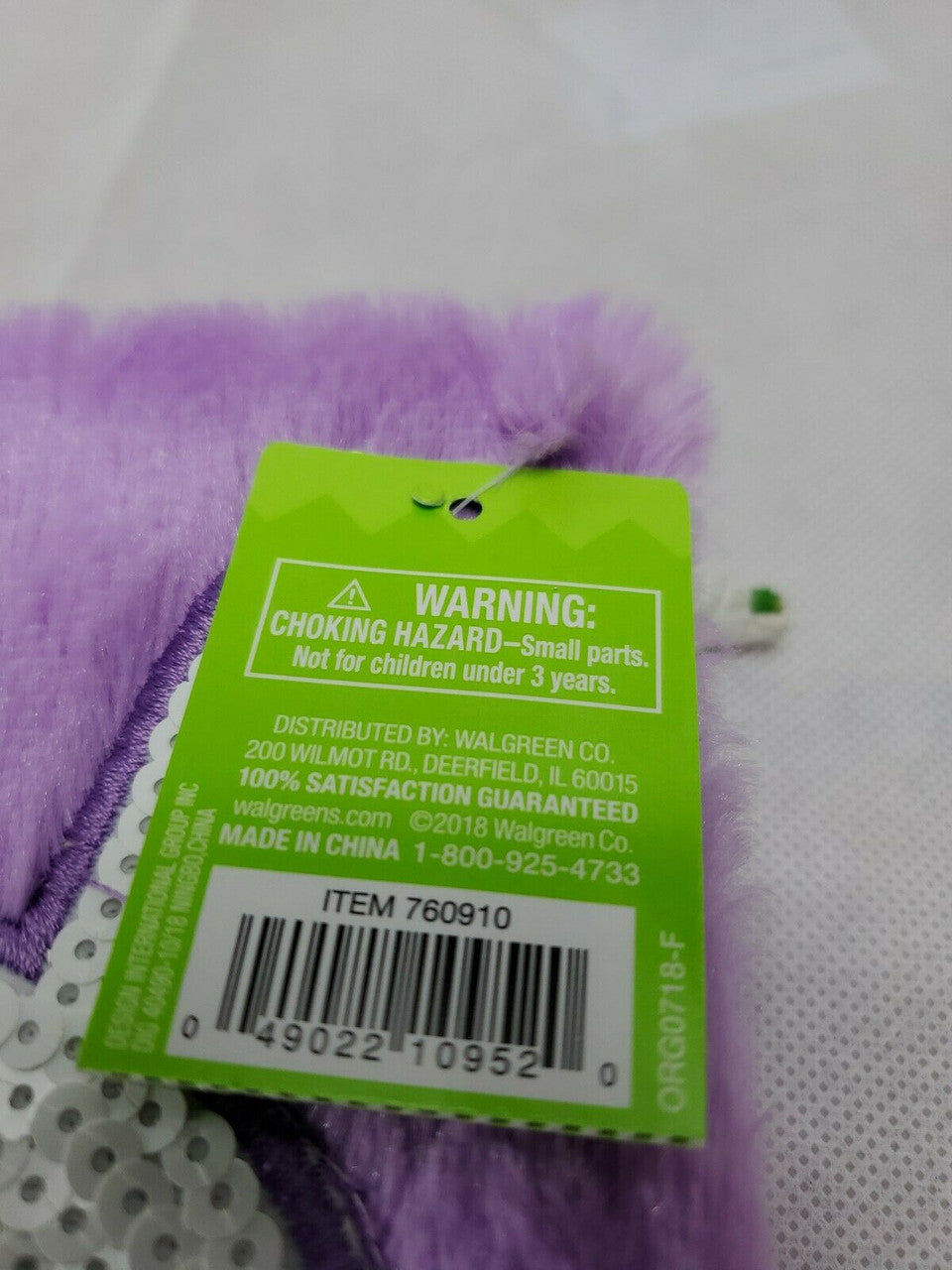 HAPPY GO FLUFFY Fur Puffy Rabbit Journal Kids Notebook Diary 6” Purple